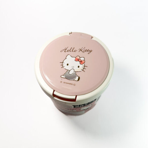 Pote Para Hastes Flexiveis Com Tampa (Modelo: Hello Kitty) - Imagem 3