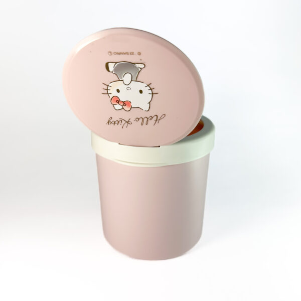 Pote Para Hastes Flexiveis Com Tampa (Modelo: Hello Kitty) - Imagem 7