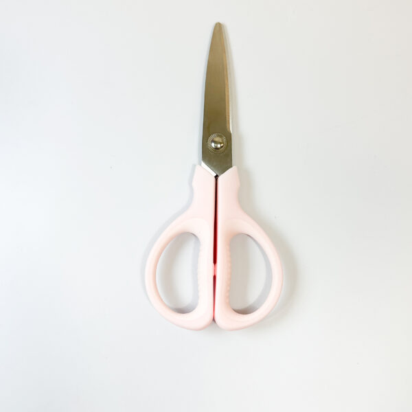 Tesoura Com Lâmina De Aço Inox - Cor: Rosa - Imagem 2