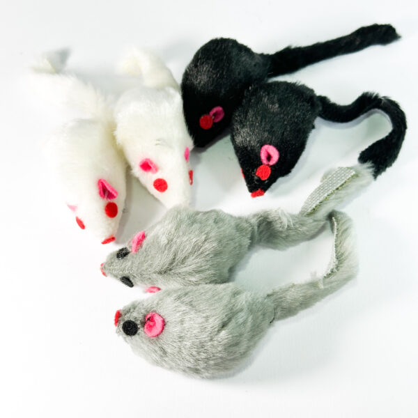 Brinquedo Para Gato - Modelo: Rato - 6 Unidades - Imagem 4