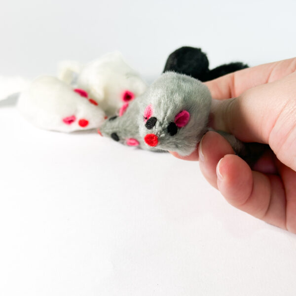 Brinquedo Para Gato - Modelo: Rato - 6 Unidades - Imagem 3