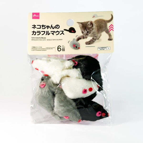 Brinquedo Para Gato - Modelo: Rato - 6 Unidades - Imagem 7