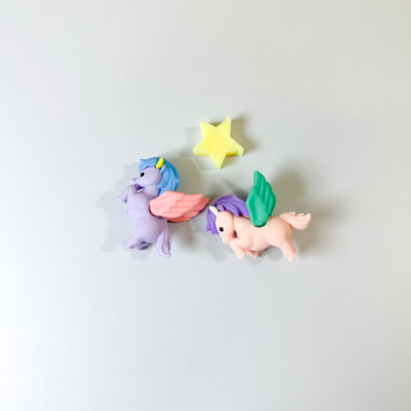 Borracha Decorativa Modelo Pégaso - 2 Unidades