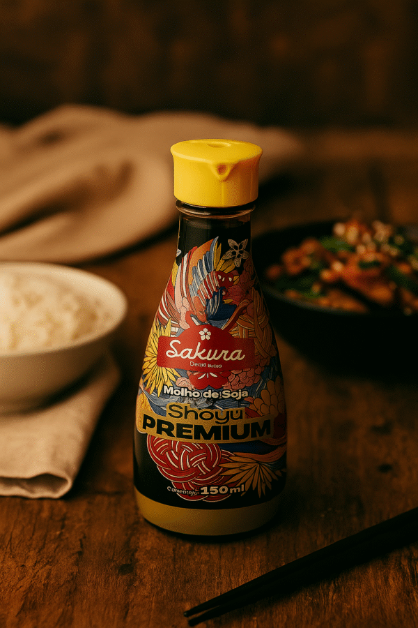 Molho Shoyu Premium 150 Ml Sakura Edição Especial - Imagem 2