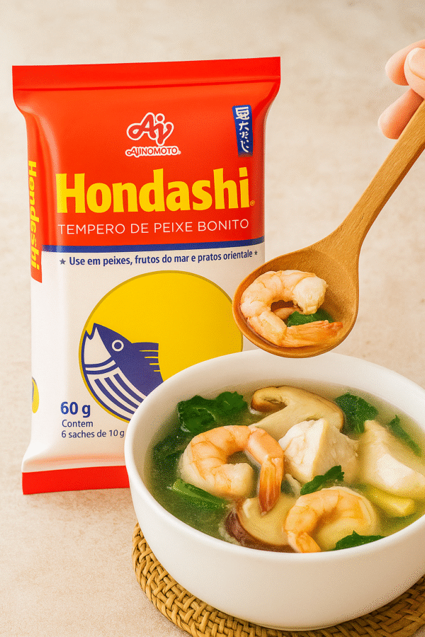 Hondashi Tempero De Peixe Bonito Pacote 60g 6 Sachês - Imagem 4