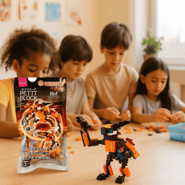 Petit Block Monsters Ifrit – Mini Blocos de Montar Mini Lego