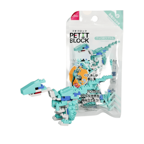 Petit Block Velociraptor – Mini Blocos de Montar Mini Lego