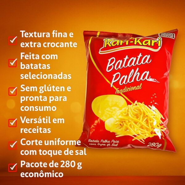 Batata Palha Kari Kari Tradicional 280g
