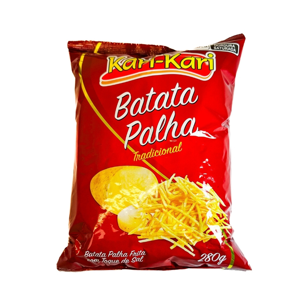 Batata Palha Kari Kari 280g – Embalagem Econômica, Sabor Japonês