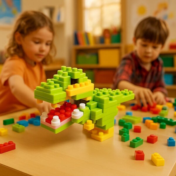 Petit Block Tyranossauros – Bloco de Montar Dinossauro Daiso