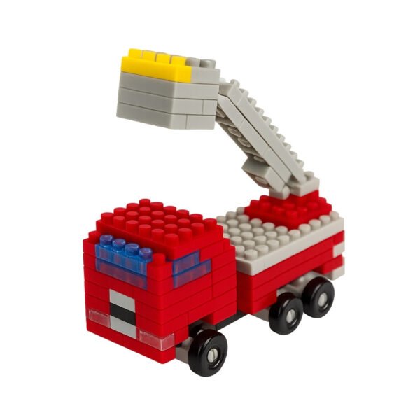 Petit Block Fire Truck/Caminhão de Bombeiro – Mini Blocos de Montar Mini Lego