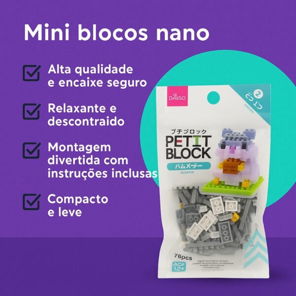 Petit Block Hamster – Mini Blocos de Montar Mini Lego