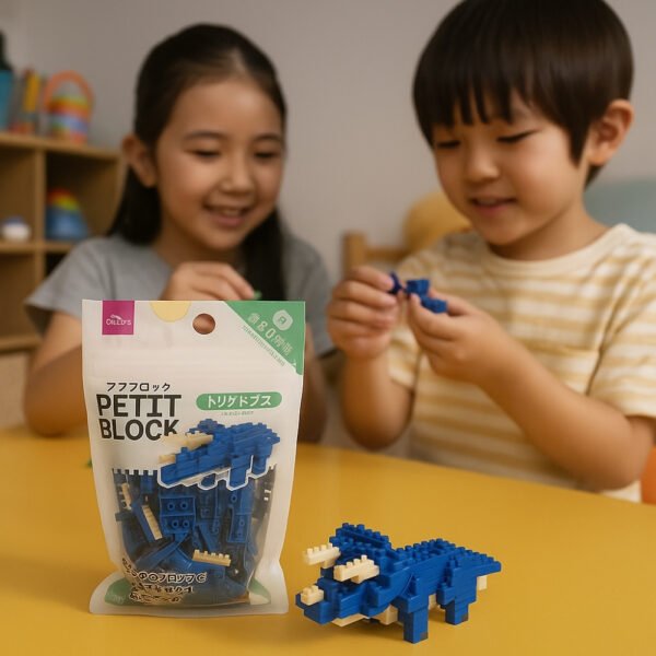 Petit Block Triceratops – Mini Blocos de Montar Mini Lego