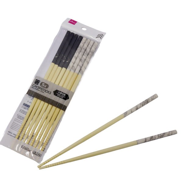 Hashi de Bambu Estilo Mármore – 5 Pares