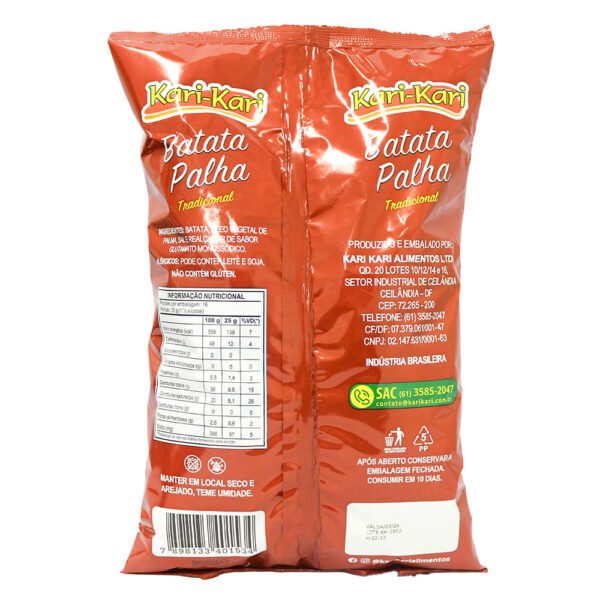 Batata Palha Kari Kari Tradicional 400g