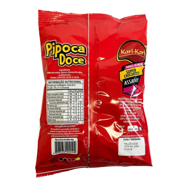Pipoca Doce Crocante Kari Kari 40g