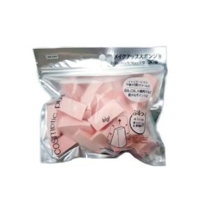Esponja Para Maquiagem Daiso Kit 30 Unidades Aplicador Base Corretivo Pó Compacto Acabamento Profissional