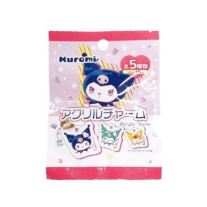 Chaveiro Kuromi Sortido Acrílico Sanrio Acessório Decorativo para Bolsas Mochilas e Coleção